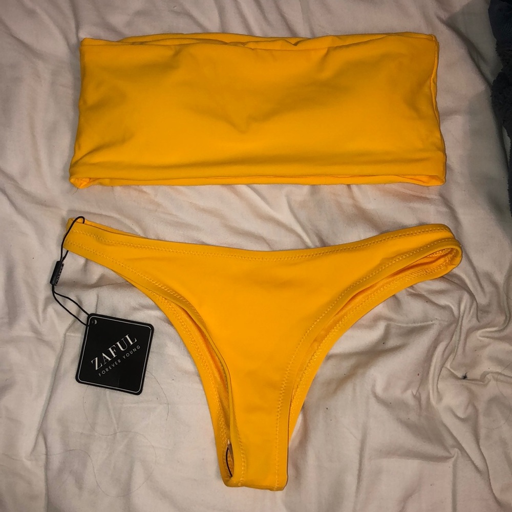 ZAFUL YELLOW BIKINI